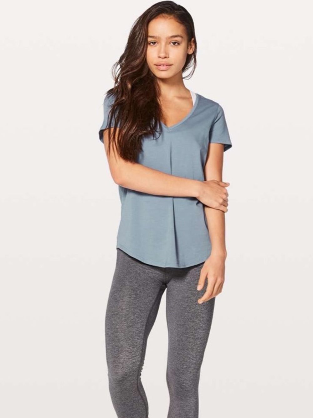 Lululemon Love Tee V Blue Estimated Size 8 Estimated